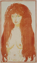 Sin (Nude with Red Hair) Poster | Edvard Munch Art Print (1902)