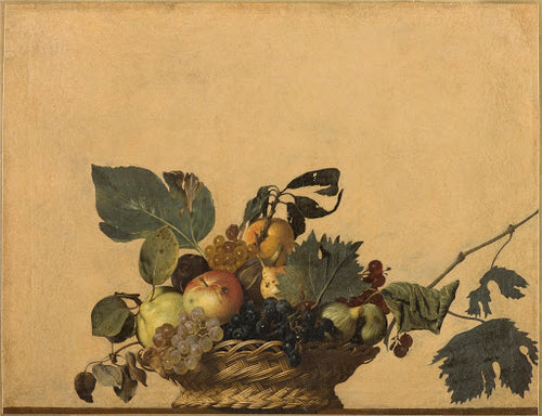 Basket of Fruit Poster | Caravaggio Art Print (1599)