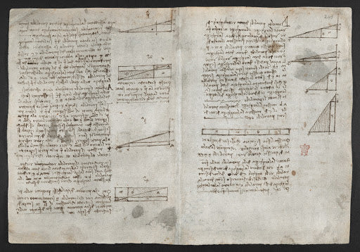 Codex Arundel Folio 246v Poster | Leonardo da Vinci Art Print