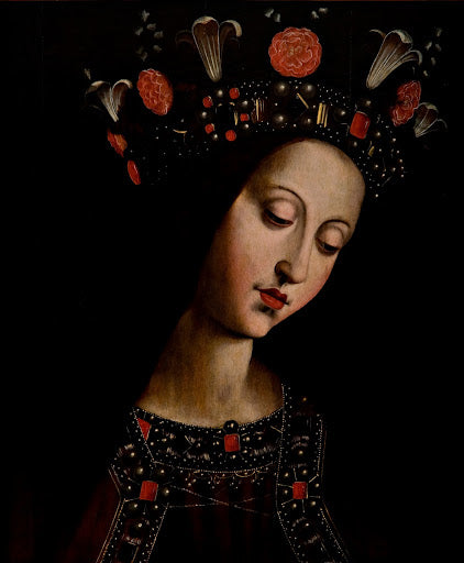 Crowned Virgin Poster | After Hubert and Jan van Eyck Art Print