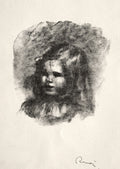 Claude Renoir, Turned to the Left Poster | Pierre-Auguste Renoir Art Print (1904)