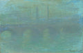 Waterloo Bridge, London, at Dusk Poster | Claude Monet Art Print (1904)
