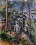 Pines and Rocks Poster | Paul Cézanne Art Print (1897)