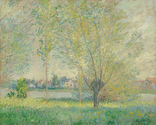 The Willows Poster | Claude Monet Art Print (1880)