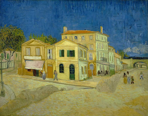 The Yellow House Poster | Vincent van Gogh Art Print (1888)