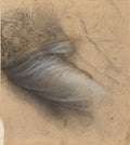 The Drapery of the Madonna's Thigh Poster | Leonardo da Vinci Art Print (1515)