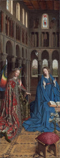 The Annunciation Poster | Jan van Eyck Art Print (1434)