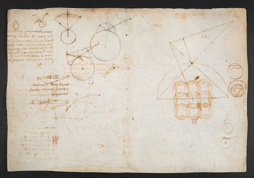 Codex Arundel Folio 70v Poster | Leonardo da Vinci Art Print