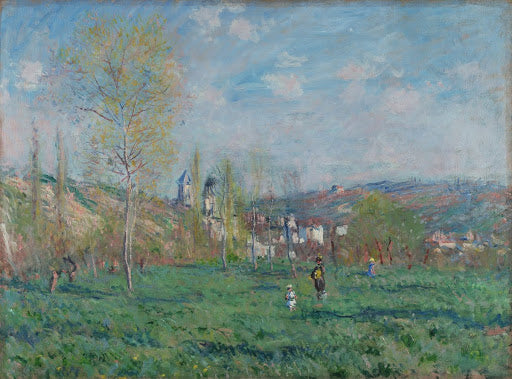 Spring in Vétheuil Poster | Claude Monet Art Print (1880)