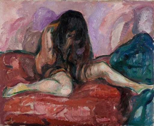 Weeping Nude Poster | Edvard Munch Art Print (1913)