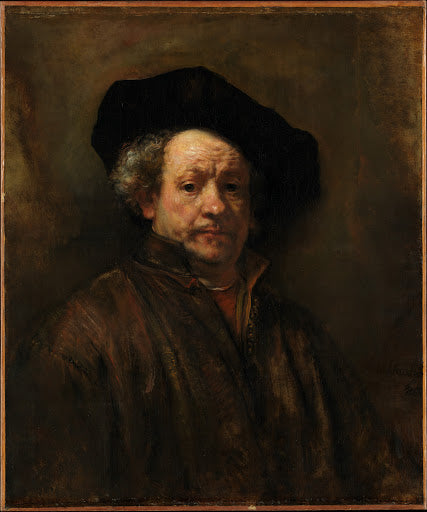 Self-Portrait III Poster | Rembrandt van Rijn Art Print (1660)