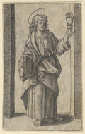 Saint John (Small Saints) Poster | Marcantonio Raimondi after Raphael Art Print