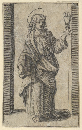 Saint John (Small Saints) Poster | Marcantonio Raimondi after Raphael Art Print