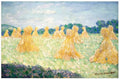 The Young Ladies of Giverny, Sun Effect Poster | Claude Monet Art Print (1894)