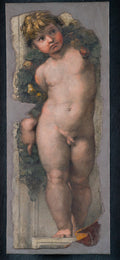 Putto with a Garland Poster | Raphael Art Print