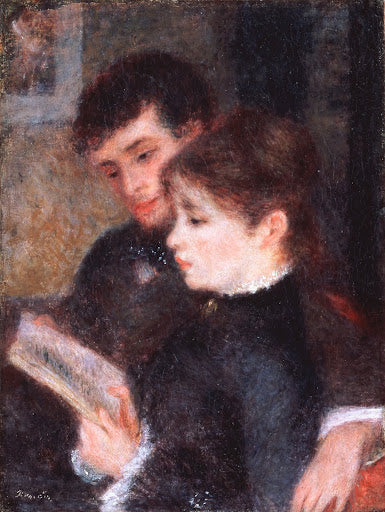 Couple Reading Poster | Pierre-Auguste Renoir Art Print
