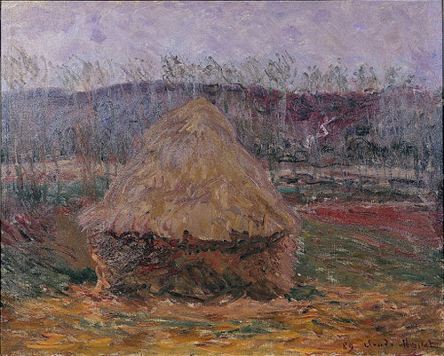 Haystack in Giverny Poster | Claude Monet Art Print (1889)