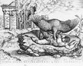 Tityus (Beatrizet Engraving) Poster | After Michelangelo Art Print (1540)