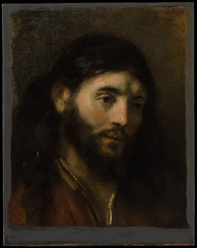 Head of Christ Poster | Style of Rembrandt Art Print