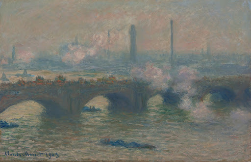 Waterloo Bridge, Gray Day Poster | Claude Monet Art Print (1903)