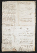 Codex Arundel Folio 129v Poster | Leonardo da Vinci Art Print