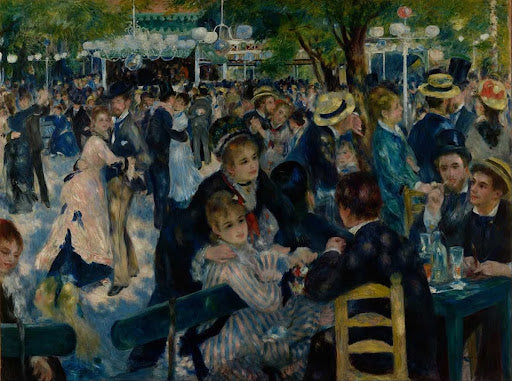 Dance at Le Moulin de la Galette Poster | Pierre-Auguste Renoir Art Print (1876)