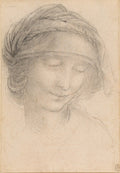 The Head of St Anne Poster | Leonardo da Vinci Art Print (1510)
