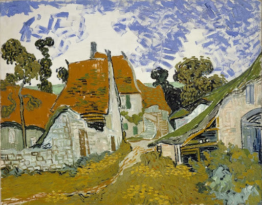 Street in Auvers-sur-Oise Poster | Vincent van Gogh Art Print (1890)