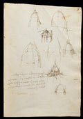 Codex Trivulzianus Page 15 Poster | Leonardo da Vinci Art Print (1487)