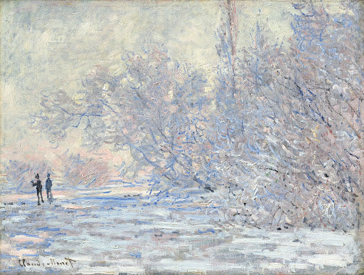 Frost at Giverny Poster | Claude Monet Art Print (1885)