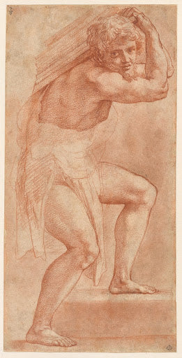 Man Carrying a Burden Poster | Raphael Art Print (1514)