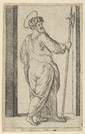 Saint Jude (Small Saints) Poster | Marcantonio Raimondi after Raphael Art Print