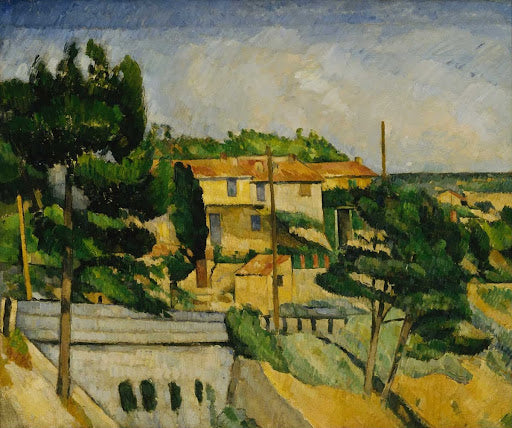 The Road Bridge at L'Estaque Poster | Paul Cézanne Art Print (1879)