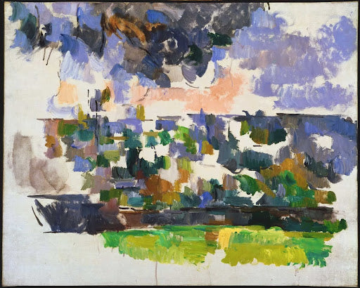 The Garden at Les Lauves Poster | Paul Cézanne Art Print (1906)