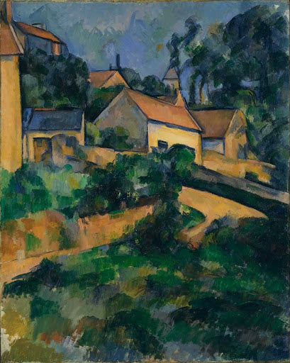Turning Road at Montgeroult Poster | Paul Cézanne Art Print (1898)