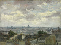View of Paris Poster | Vincent van Gogh Art Print (1886)