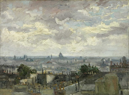 View of Paris Poster | Vincent van Gogh Art Print (1886)