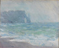 Rain, Étretat Poster | Claude Monet Art Print (1886)