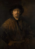 Large Self-Portrait Poster | Rembrandt van Rijn Art Print (1652)