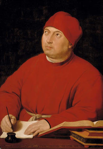 Portrait of Tommaso Inghirami Poster | Raphael Art Print (1516)