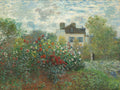 The Artist's Garden in Argenteuil Poster | Claude Monet Art Print (1873)