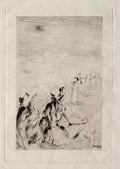On the Beach at Berneval Poster | Pierre-Auguste Renoir Art Print (1892)