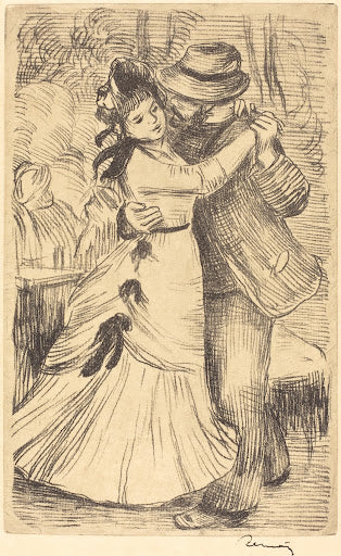 Dance in the Country II Poster | Pierre-Auguste Renoir Art Print (1890)