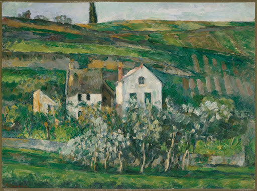 Small Houses in Pontoise Poster | Paul Cézanne Art Print