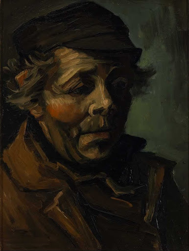 Head of a Peasant Poster | Vincent van Gogh Art Print (1884)