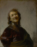Rembrandt Laughing Poster | Rembrandt van Rijn Art Print (1628)