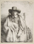 Clement de Jonghe, Printseller Poster | Rembrandt van Rijn Art Print (1651)