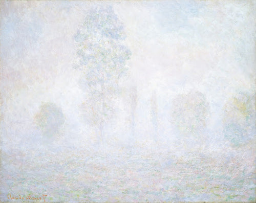 Morning Haze Poster | Claude Monet Art Print (1888)