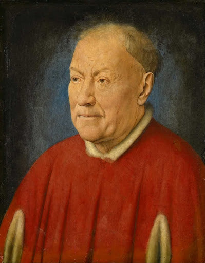 Portrait of Cardinal Niccolò Albergati Poster | Jan van Eyck Art Print (1435)
