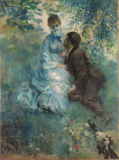 The Lovers Poster | Pierre-Auguste Renoir Art Print (1875)